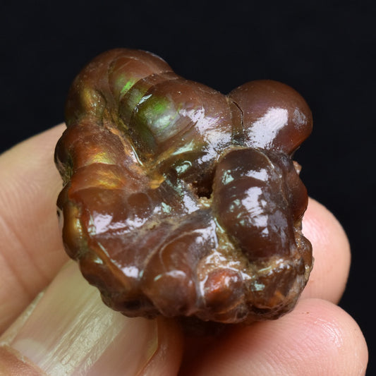 Mexican Rough Raw Fire Agate Specimen Rock - Top Grade - 86ct #56