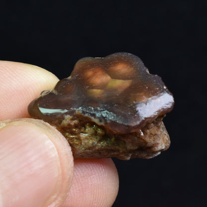 Mexican Rough Raw Fire Agate Specimen Rock - Top Grade - 27ct #57
