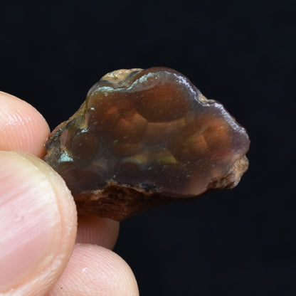 Mexican Rough Raw Fire Agate Specimen Rock - Top Grade - 27ct #57