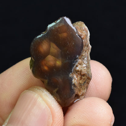 Mexican Rough Raw Fire Agate Specimen Rock - Top Grade - 27ct #57
