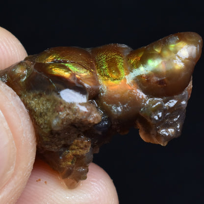 Mexican Rough Raw Fire Agate Specimen Rock - Top Grade - 24ct #60
