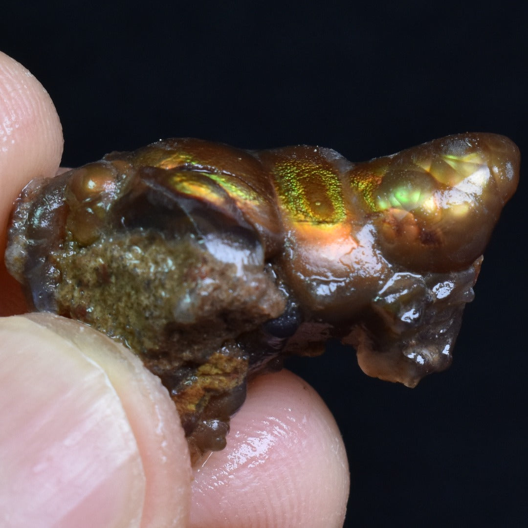 Mexican Rough Raw Fire Agate Specimen Rock - Top Grade - 24ct #60