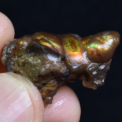 Mexican Rough Raw Fire Agate Specimen Rock - Top Grade - 24ct #60