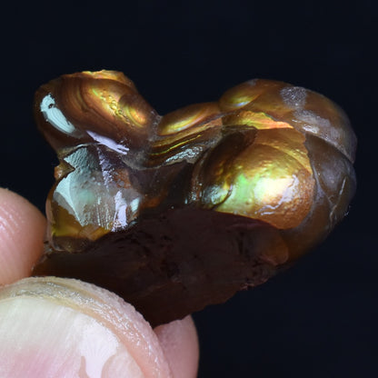Mexican Rough Raw Fire Agate Specimen Rock - Top Grade - 25ct #61