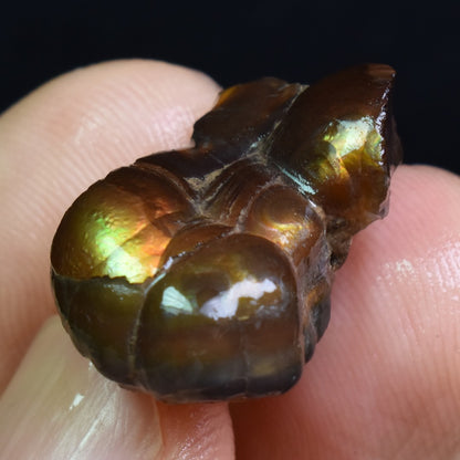 Mexican Rough Raw Fire Agate Specimen Rock - Top Grade - 25ct #61