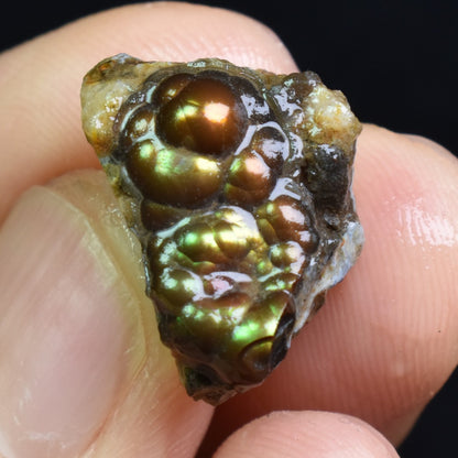 Mexican Rough Raw Fire Agate Specimen Rock - Top Grade - 16ct #64