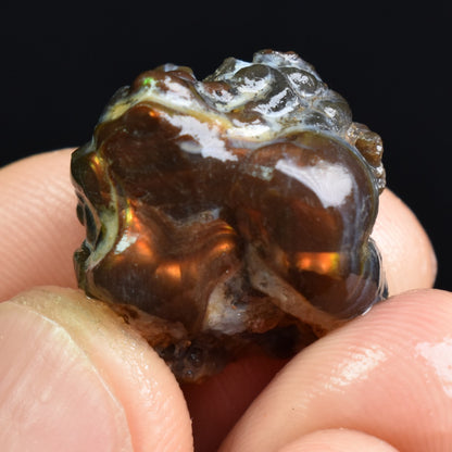 Mexican Rough Raw Fire Agate Specimen Rock - Top Grade - 22ct #68