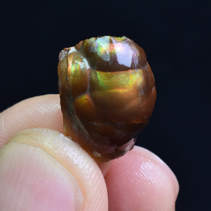 Mexican Rough Raw Fire Agate Specimen Rock - Top Grade - 9ct #69