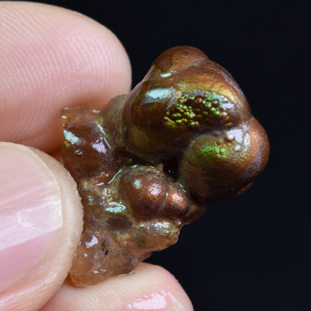 Mexican Rough Raw Fire Agate Specimen Rock - Top Grade - 19ct #74