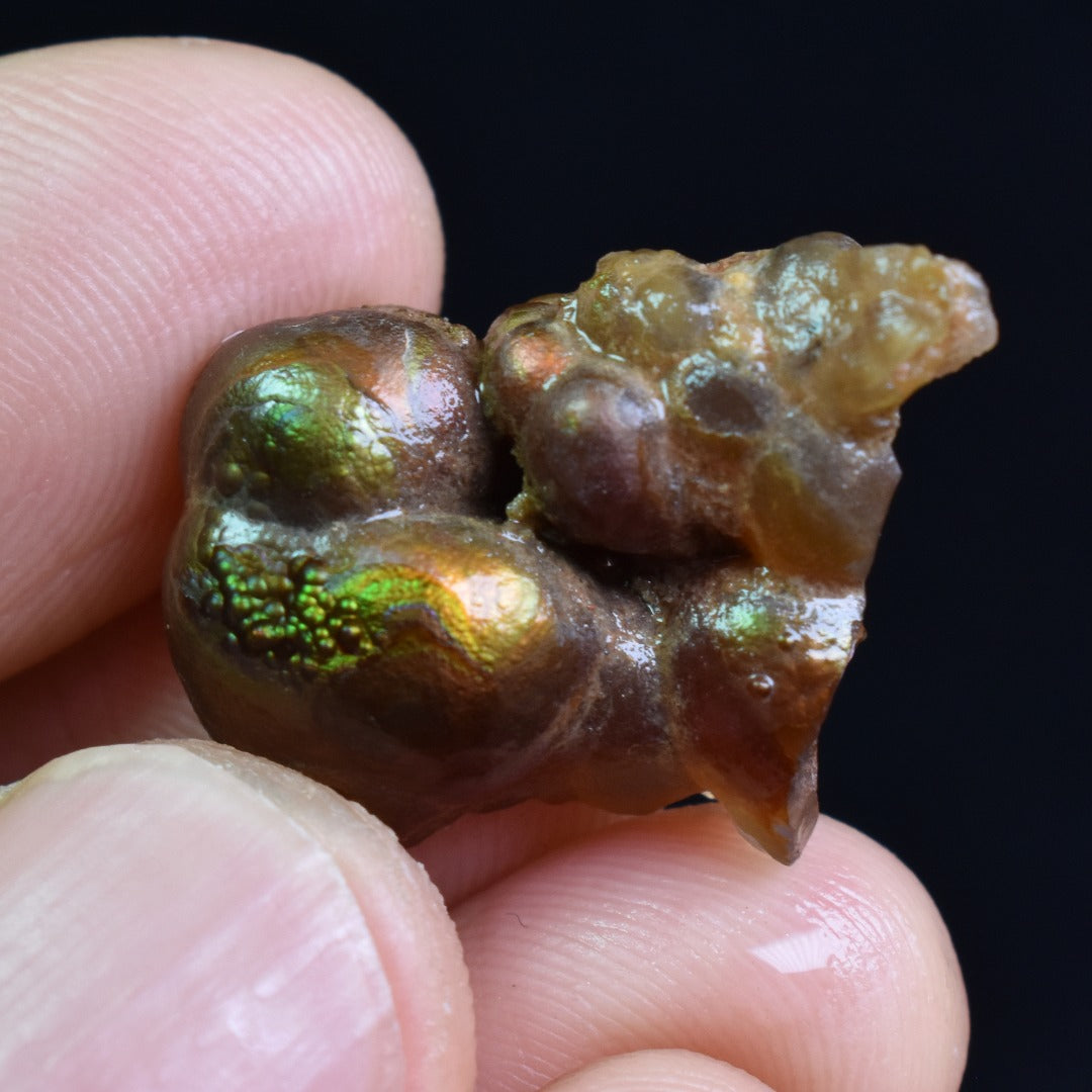 Mexican Rough Raw Fire Agate Specimen Rock - Top Grade - 19ct #74
