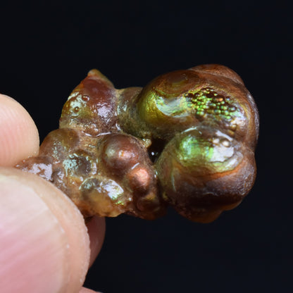 Mexican Rough Raw Fire Agate Specimen Rock - Top Grade - 19ct #74