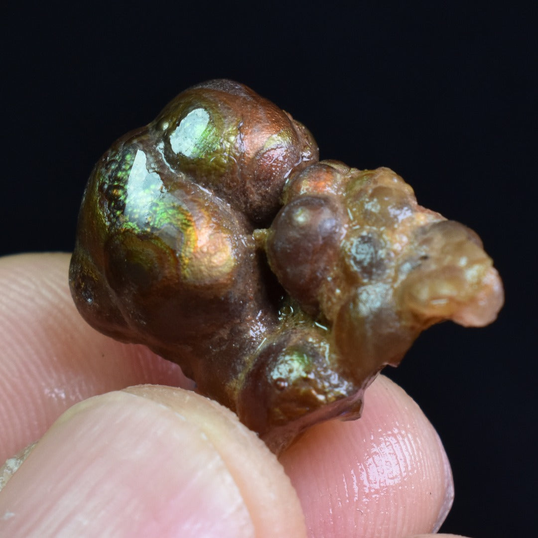 Mexican Rough Raw Fire Agate Specimen Rock - Top Grade - 19ct #74