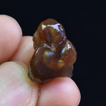 Mexican Rough Raw Fire Agate Specimen Rock - Top Grade - 13ct #79