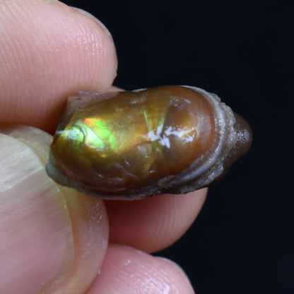 Mexican Rough Raw Fire Agate Specimen Rock - Top Grade - 17ct #83