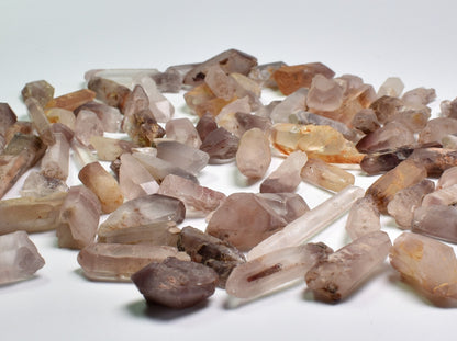 Natural Raw Lithium Quartz Crystal Point, Wand from Brazil - 10 or 30 grams