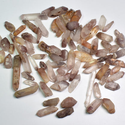 Natural Raw Lithium Quartz Crystal Point, Wand from Brazil - 10 or 30 grams