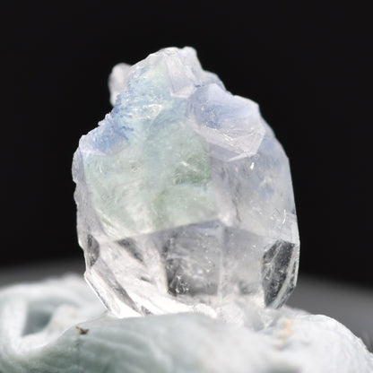 Natural Dumortierite in Clear Quartz Inclusion Raw Crystal Specimen from Brazil - 0.2 grams - 0.9cm