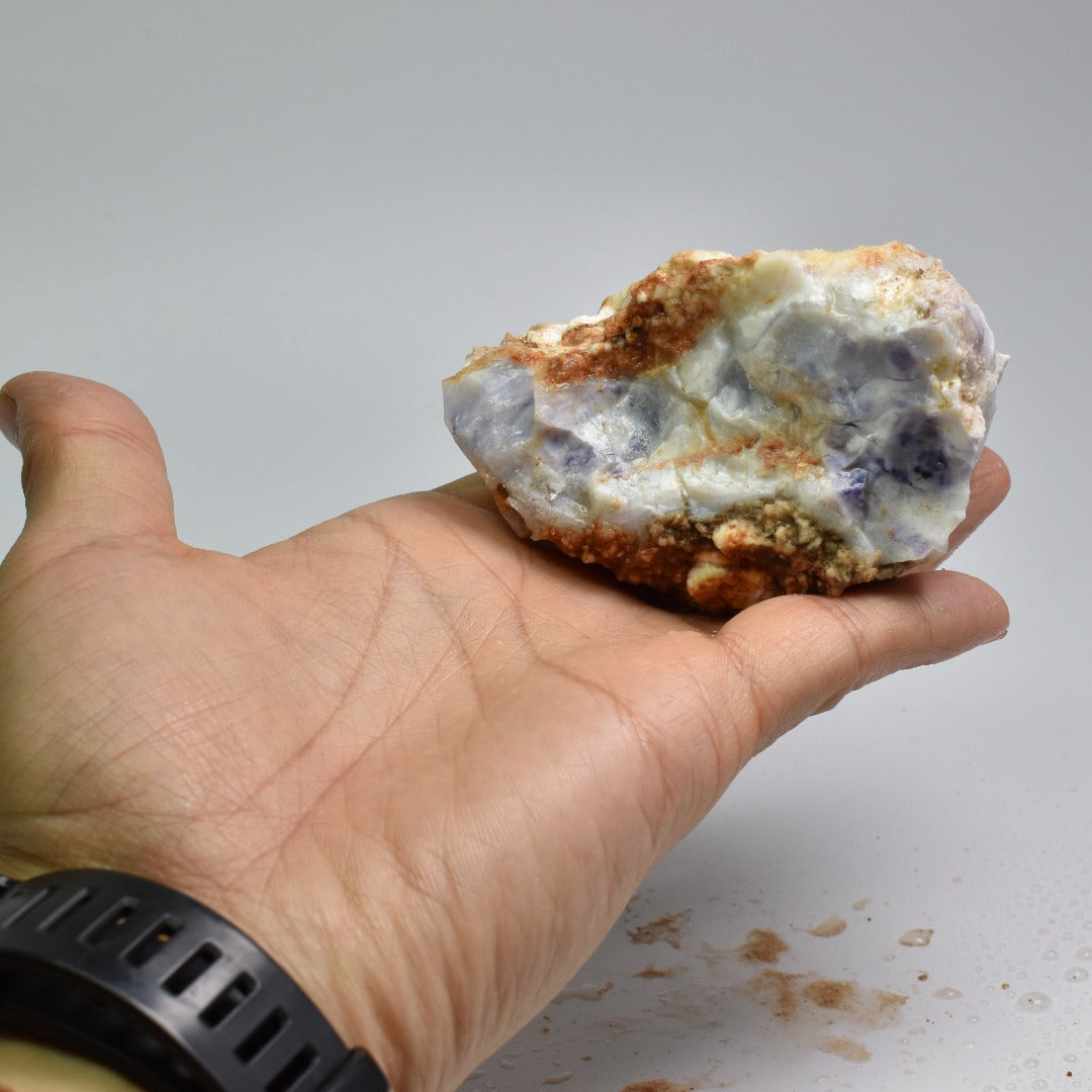 Morado Opal, Violet Flame Opal, Mexico Purple Opal - Raw Crystal Specimen - 216 grams