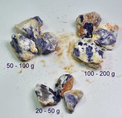 Morado Opal, Violet Flame Opal, Mexico Purple Opal - Raw Crystal Specimen - 3 Sizes