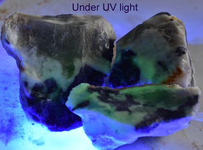 Morado Opal, Violet Flame Opal, Mexico Purple Opal - Raw Crystal Specimen - 3 Sizes