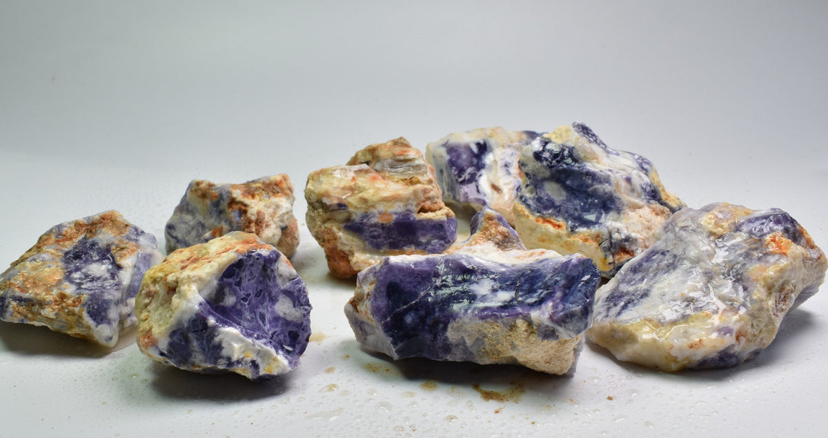 Morado Opal, Violet Flame Opal, Mexico Purple Opal - Raw Crystal Specimen - 3 Sizes