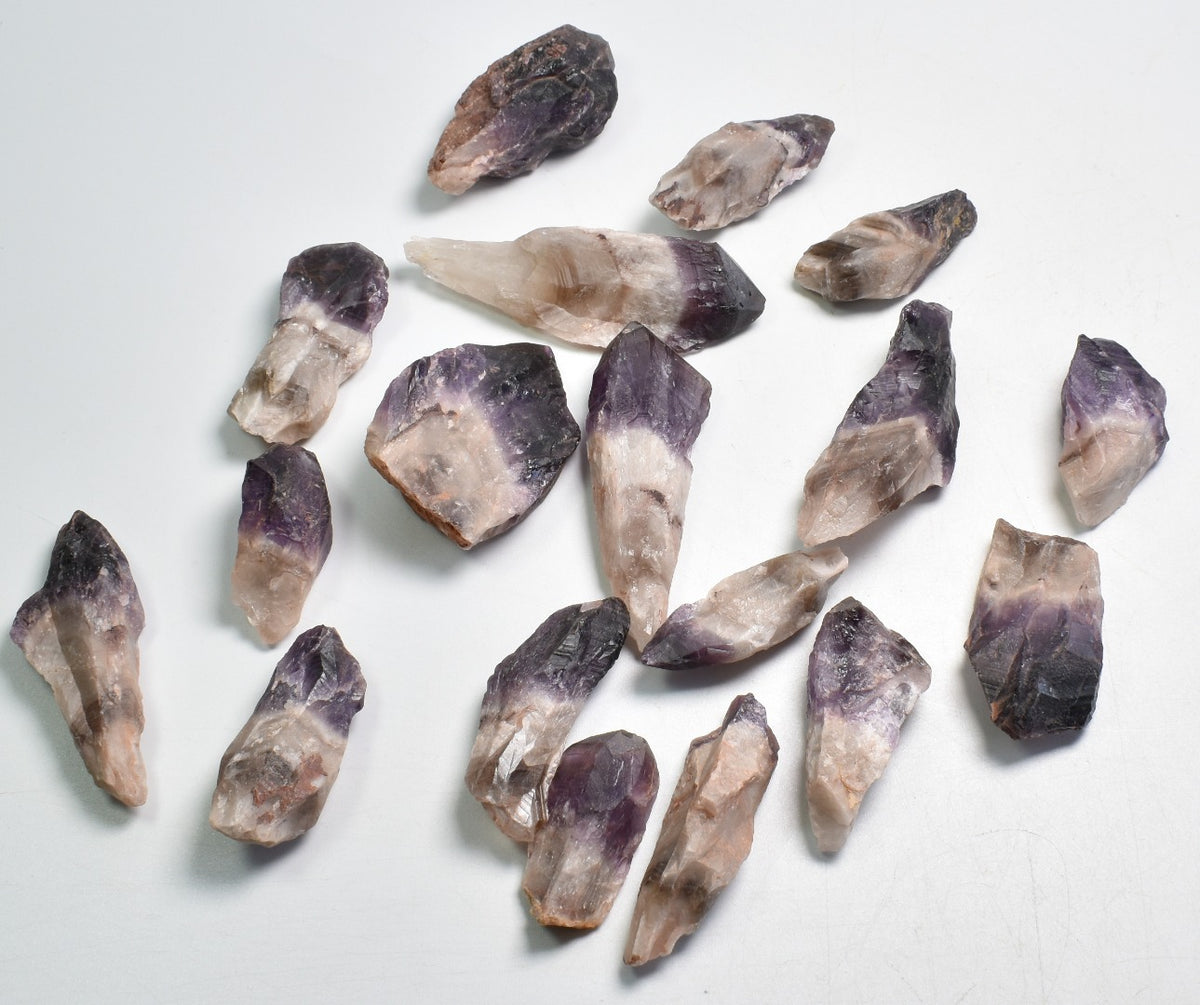Super Seven 7 Natural Raw Crystal Amethyst Point, Wand - 2 Sizes