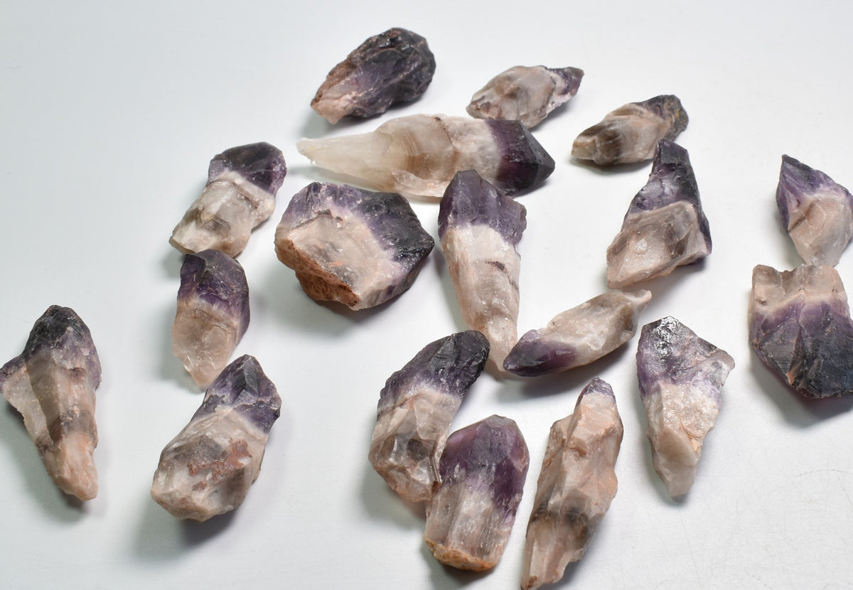 Super Seven 7 Natural Raw Crystal Amethyst Point, Wand - 2 Sizes