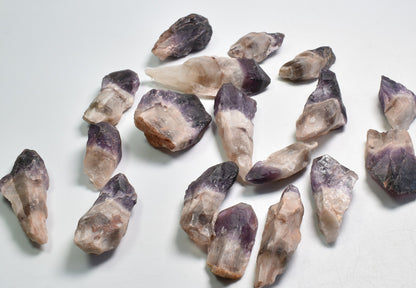 Super Seven 7 Natural Raw Crystal Amethyst Point, Wand - 2 Sizes