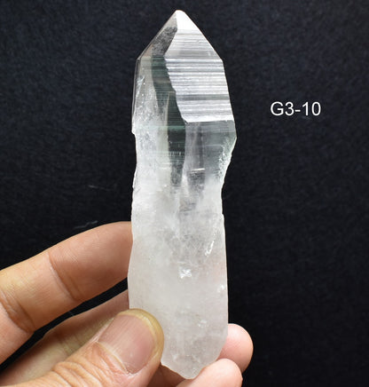 Lemurian Quartz Crystal Point, Wand from Brazil - 10 Options - G3