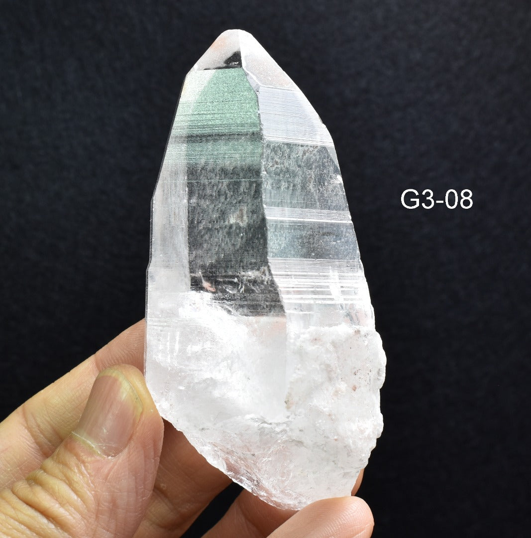 Lemurian Quartz Crystal Point, Wand from Brazil - 10 Options - G3