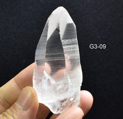 Lemurian Quartz Crystal Point, Wand from Brazil - 10 Options - G3