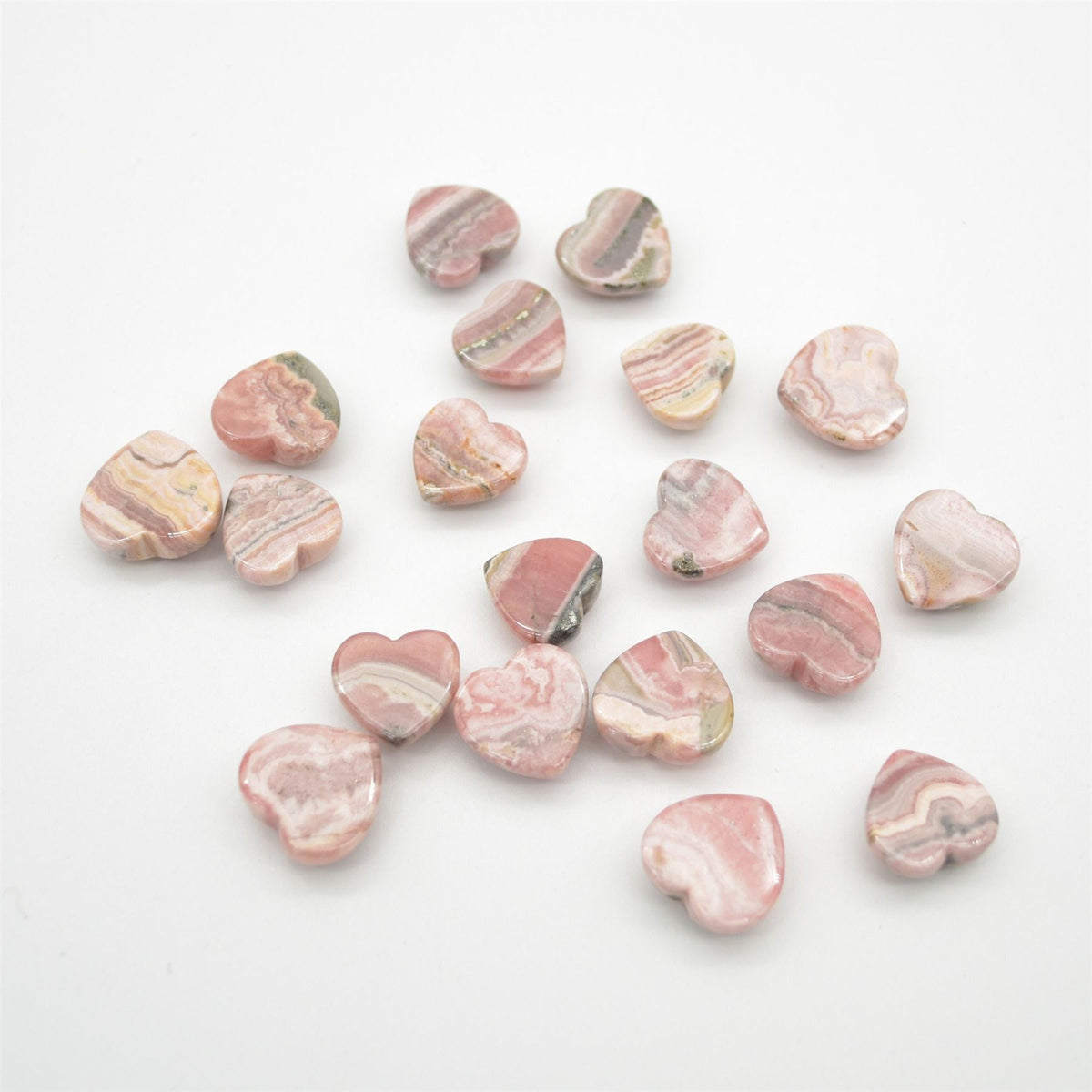 Rhodochrosite Tiny Heart - 1.5cm - 1 Count