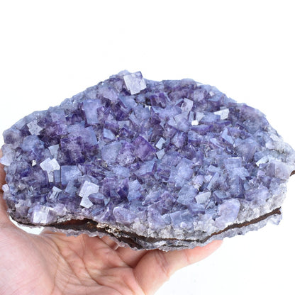 Purple Fluorite Raw Cluster Specimen - Sourced Greenlaws Mine, England, UK - 1304 grams #GLF01-01