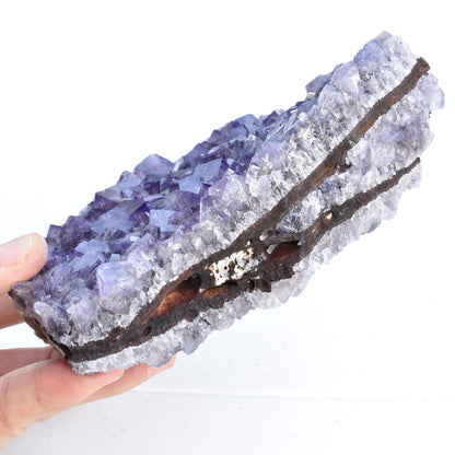 Purple Fluorite Raw Cluster Specimen - Sourced Greenlaws Mine, England, UK - 1304 grams #GLF01-01