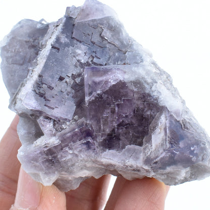 Purple Fluorite Raw Cluster Specimen - Sourced Greenlaws Mine, England, UK - 171 grams #GLF02-09
