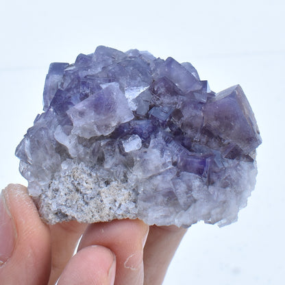 Purple Fluorite Raw Cluster Specimen - Sourced Greenlaws Mine, England, UK - 117 grams #GLF03-04