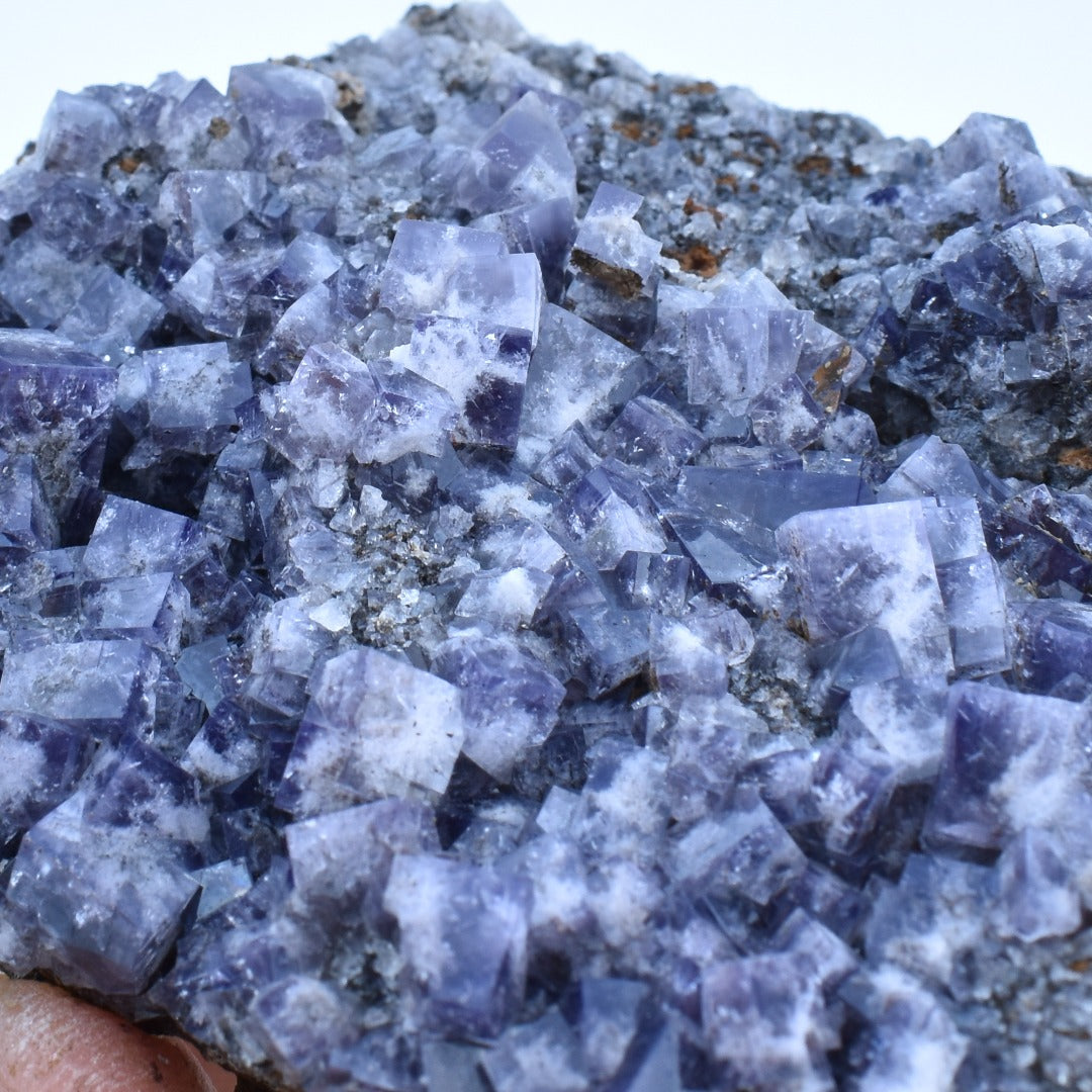 Purple Fluorite Raw Cluster Specimen - Sourced Greenlaws Mine, England, UK - 407 grams #GLF03-05