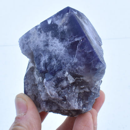 Purple Fluorite Raw Cluster Specimen - Sourced Greenlaws Mine, England, UK - 317 grams #GLF03-07