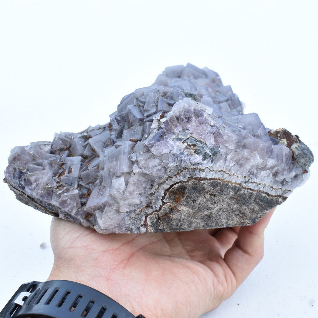 Purple Fluorite Raw Cluster Specimen - Sourced Greenlaws Mine, England, UK - 1667 grams #GLF03-08