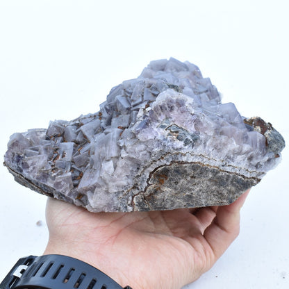 Purple Fluorite Raw Cluster Specimen - Sourced Greenlaws Mine, England, UK - 1667 grams #GLF03-08
