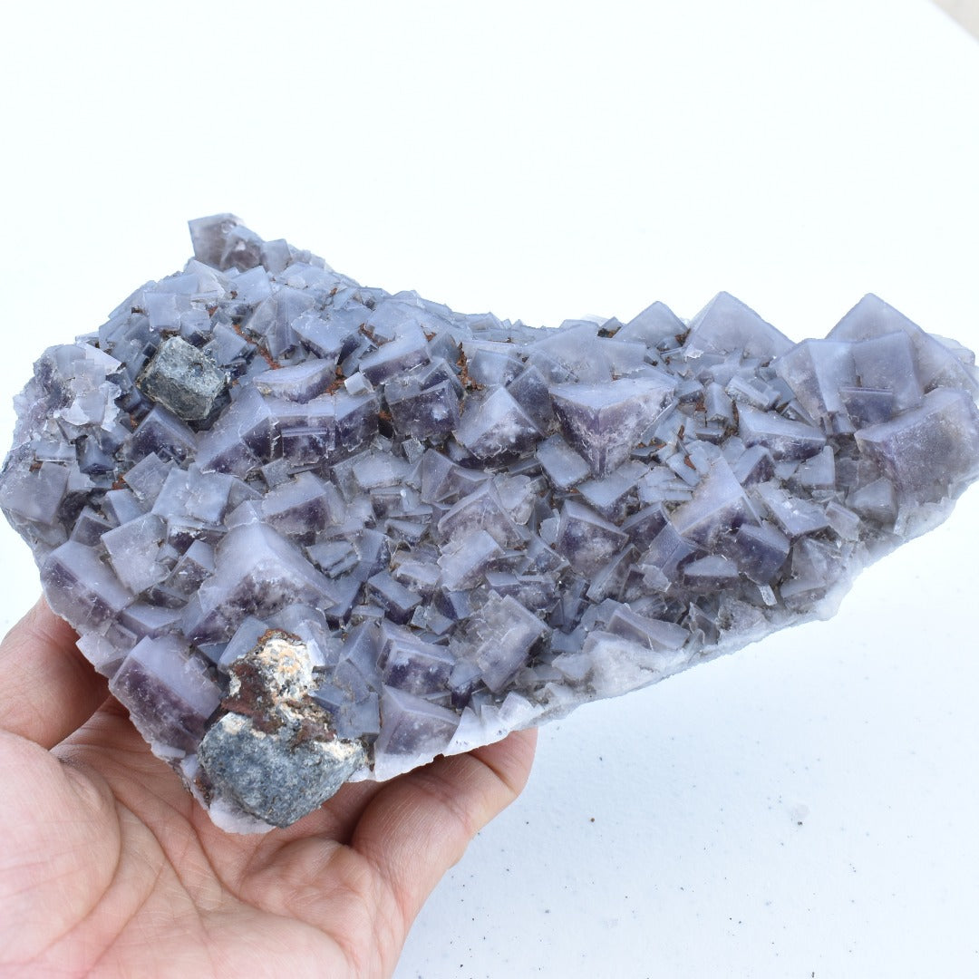 Purple Fluorite Raw Cluster Specimen - Sourced Greenlaws Mine, England, UK - 1667 grams #GLF03-08