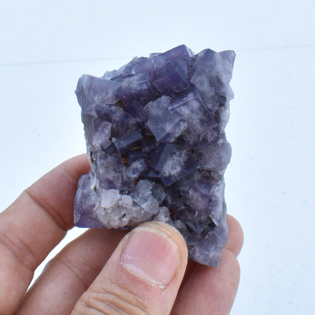 Purple Fluorite Raw Cluster Specimen - Sourced Greenlaws Mine, England, UK - 127 grams #GLF03-10