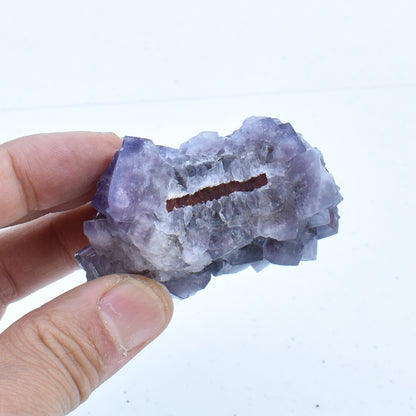 Purple Fluorite Raw Cluster Specimen - Sourced Greenlaws Mine, England, UK - 127 grams #GLF03-10