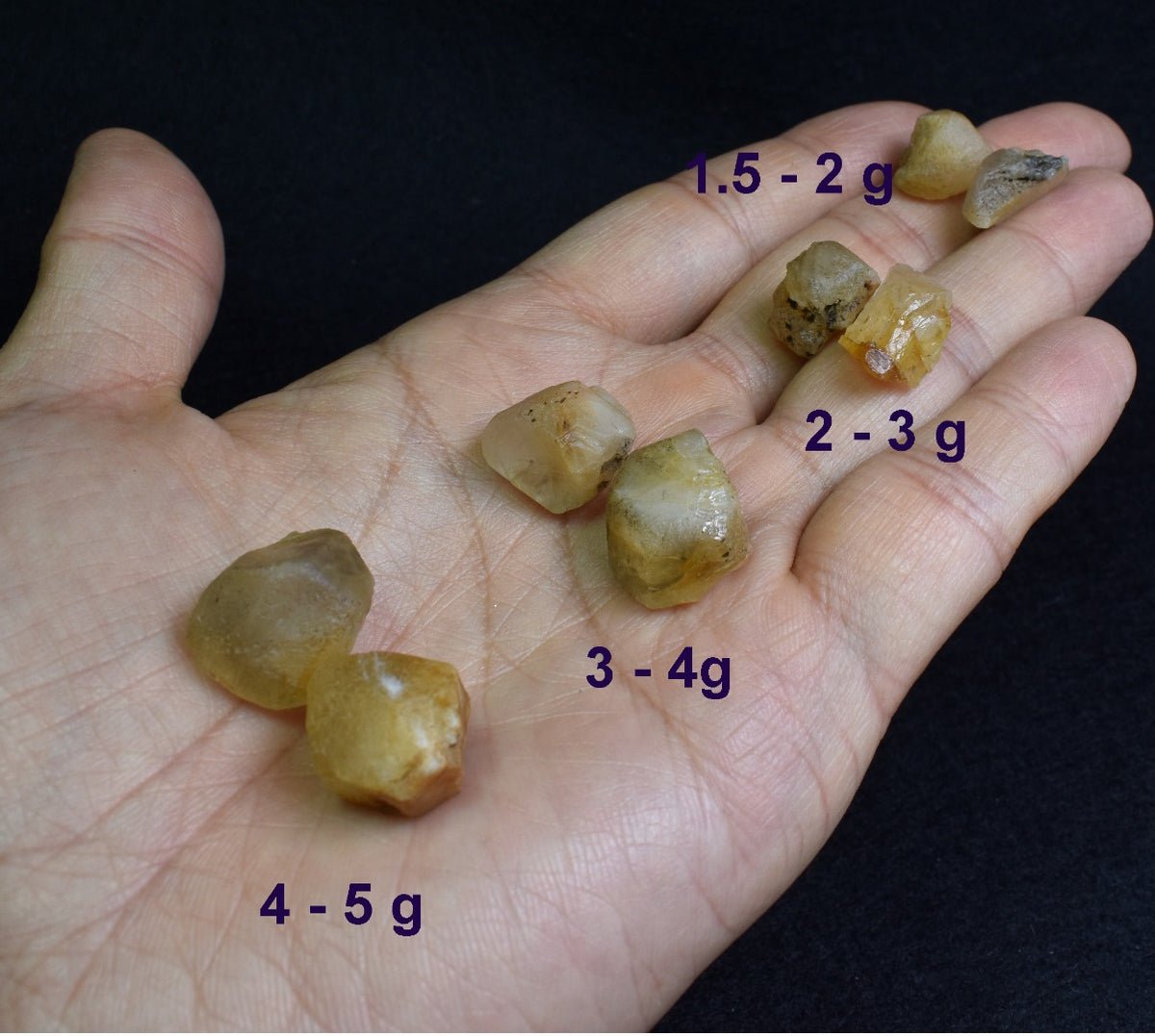 Golden Phenakite, Phenacite RARE Crystal from Brazil - 4 Options - 1 Count