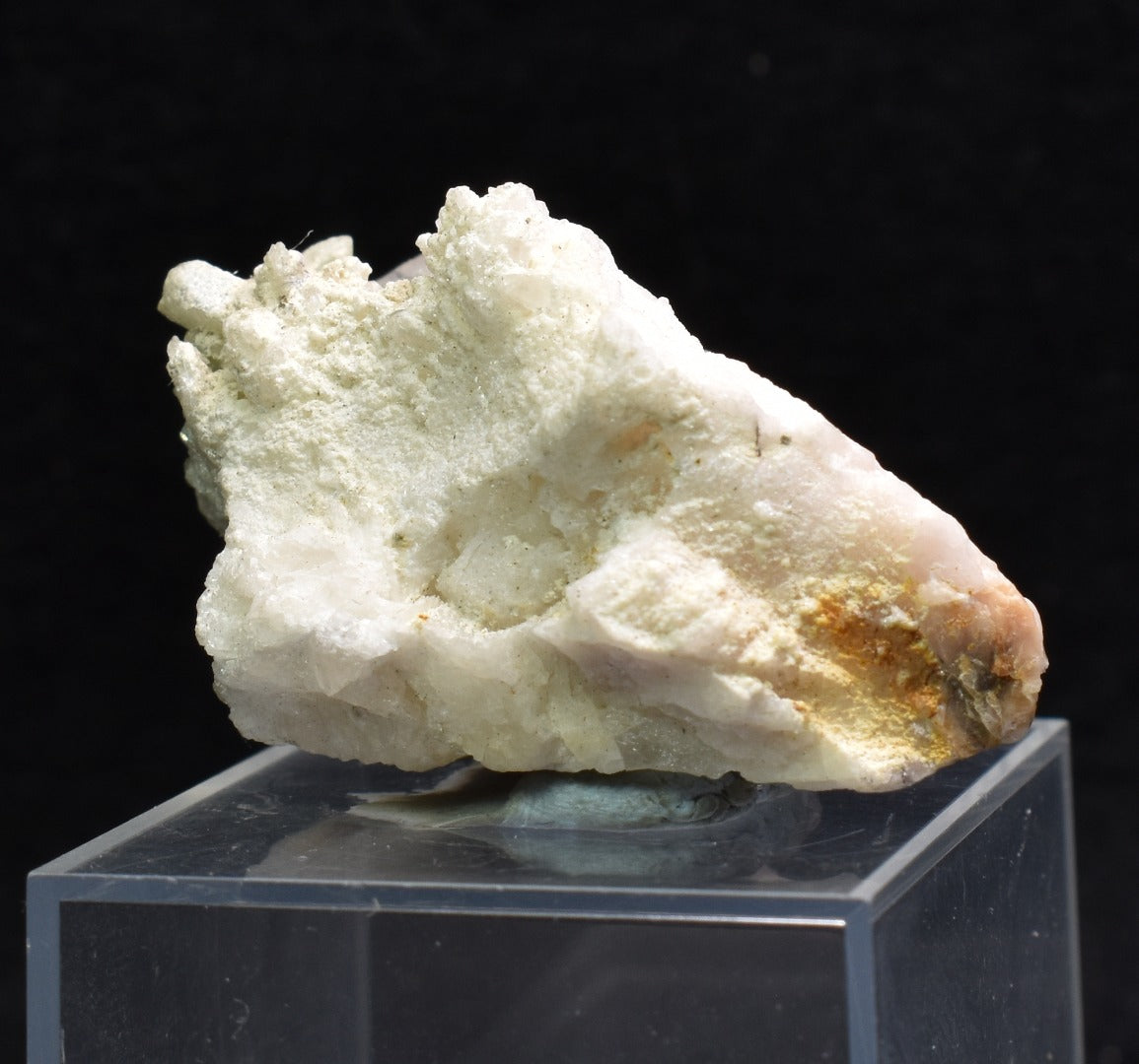 Natural Green Herderite with Albite and Quartz, Rare, Synergy 12, Crystal Specimen - 20 grams