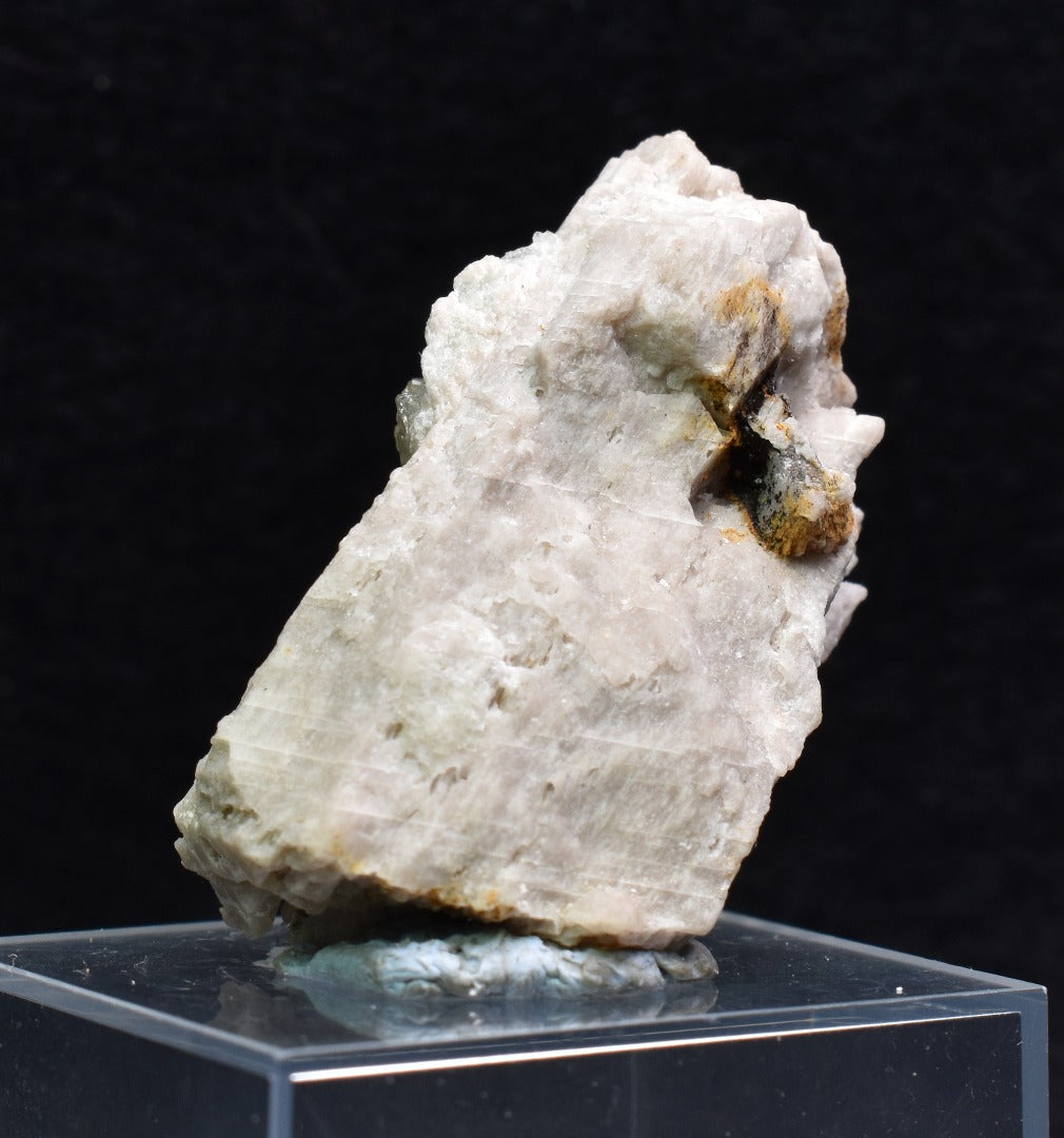 Natural Green Herderite on Feldspar, Rare, Synergy 12, Crystal Specimen - 22 grams