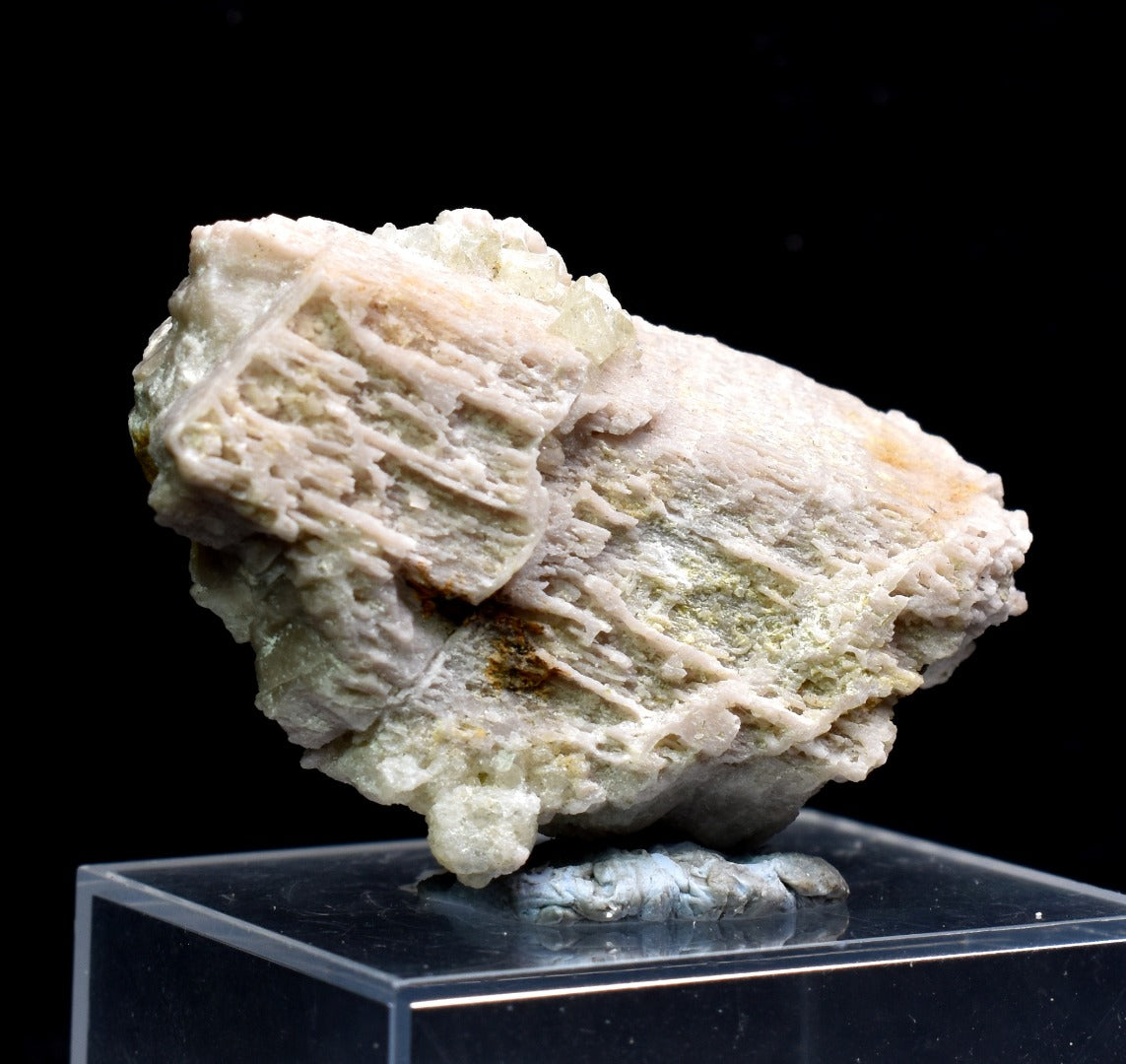 Natural Green Herderite on Feldspar, Rare, Synergy 12, Crystal Specimen - 22 grams