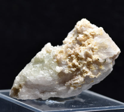 Green Herderite with Elbaite Green Tourmaline, Albite, Feldspar, Rare, Synergy 12, Crystal Specimen - 16 grams