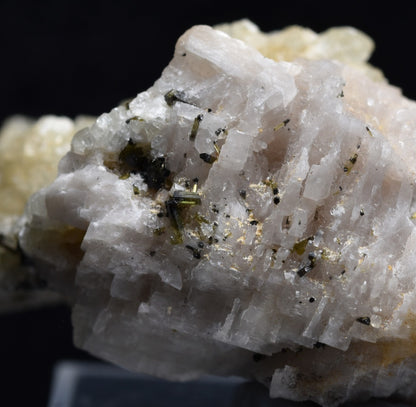 Green Herderite with Elbaite Green Tourmaline, Albite, Rare, Synergy 12, Crystal Specimen - 22 grams