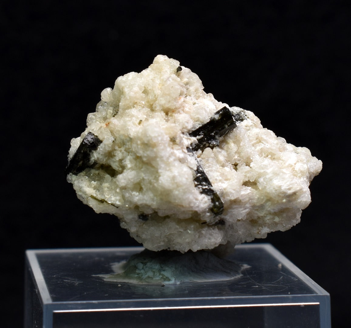 Green Herderite with Elbaite Green Tourmaline, Albite, Quartz, Rare, Synergy 12, Crystal Specimen - 14 grams